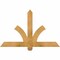 Ekena Millwork Redmond Rough Sawn Timber Gable Bracket, Western Red Cedar, 48"W x 30"H x 2"D x 4"F, 15/12 Pitch GBW048X30X0204RED00RWR - alternate 1